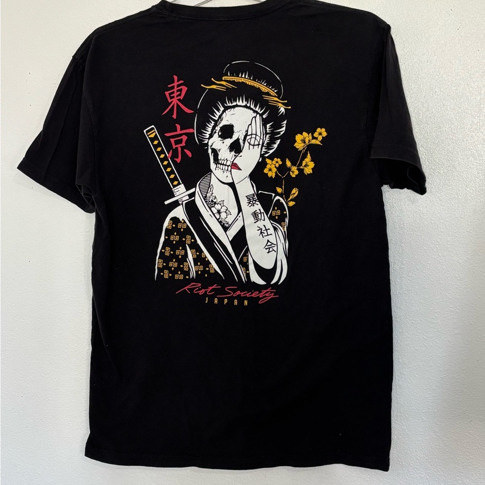 RIOT SOCIETY Japan Skull tee shirt